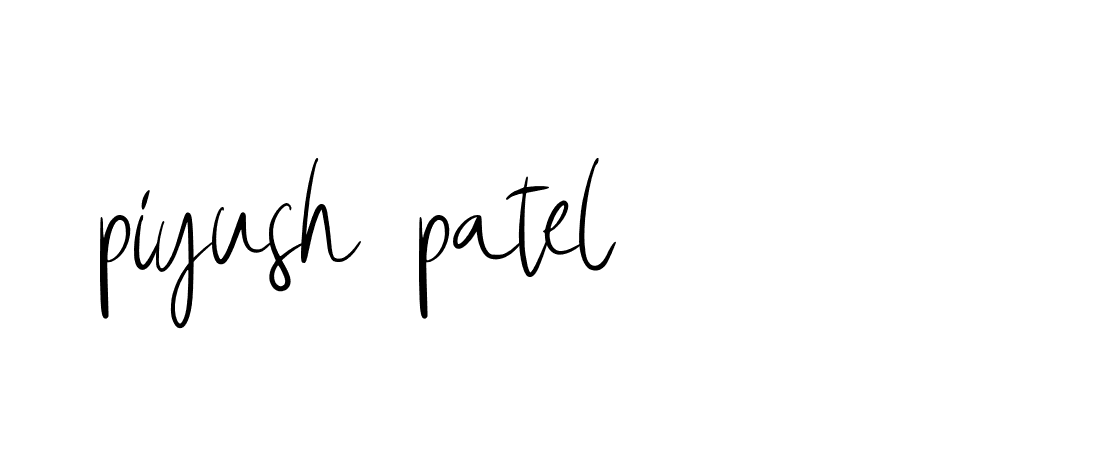 Signature of piyush-patel