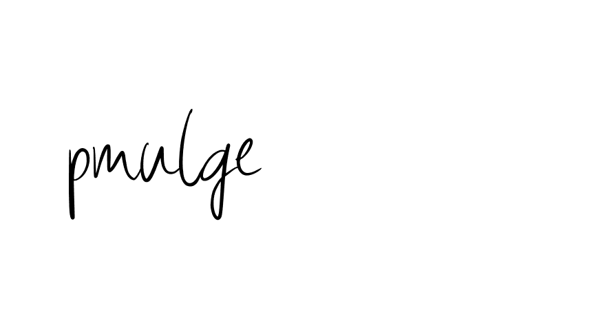 Signature of pmulge