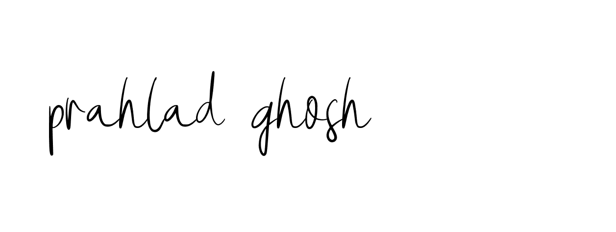 Signature of prahlad-ghosh