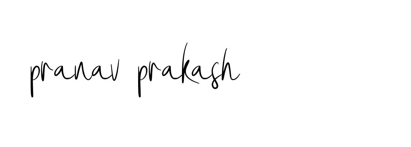 Signature of pranav-prakash-