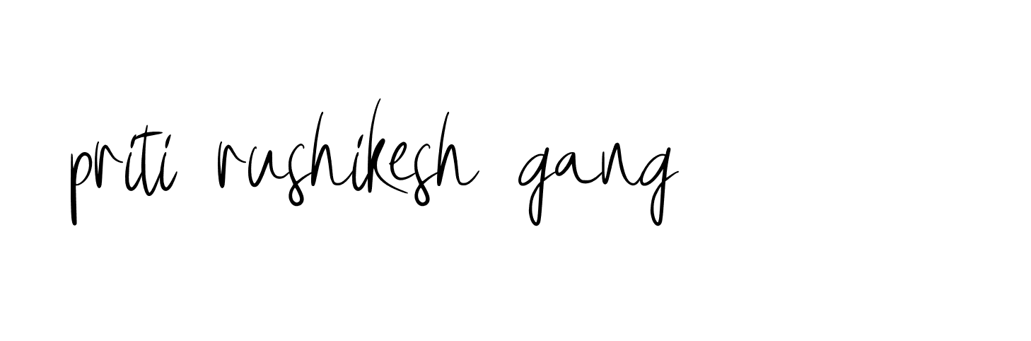 Signature of priti-rushikesh-gang