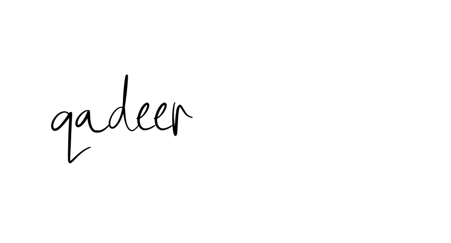 Signature of qadeer