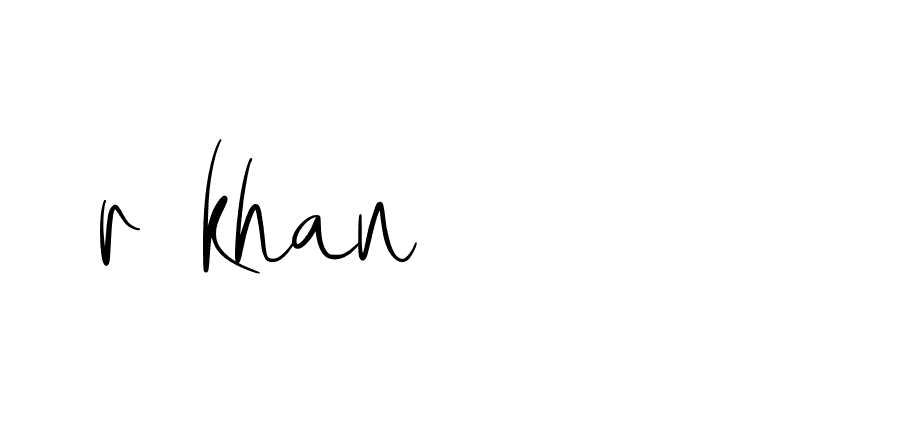 Signature of r-khan