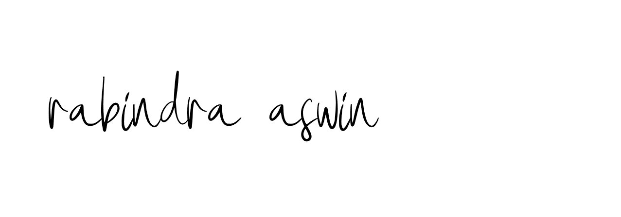 Signature of rabindra-aswin