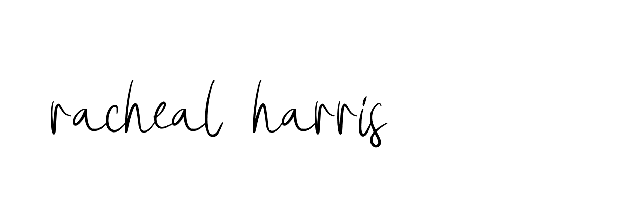 Signature of racheal-harris