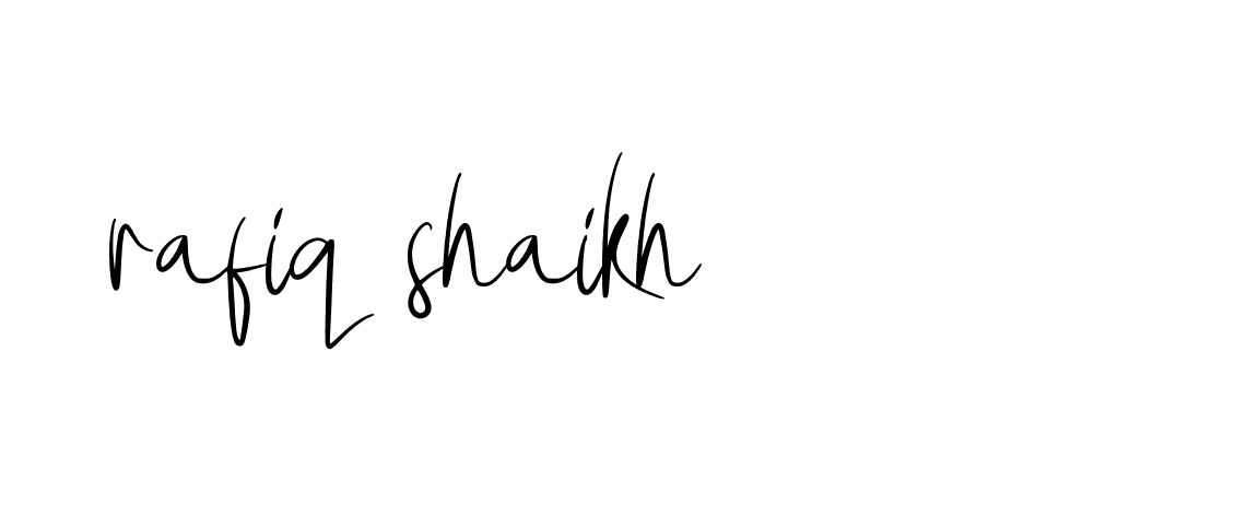 Signature of rafiq-shaikh