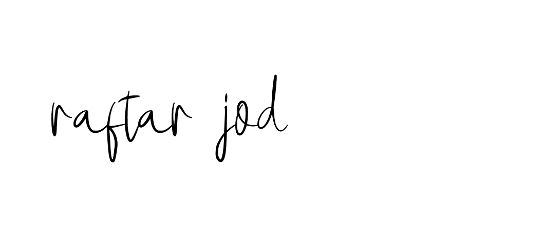 Signature of raftar-jod