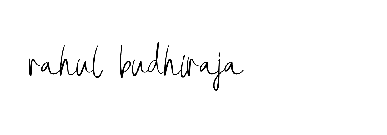 Signature of rahul-budhiraja