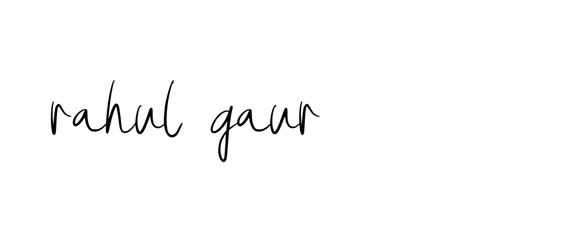 Signature of rahul-gaur