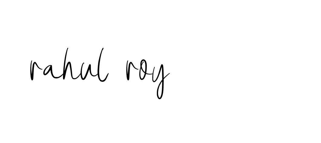 Signature of rahul-roy