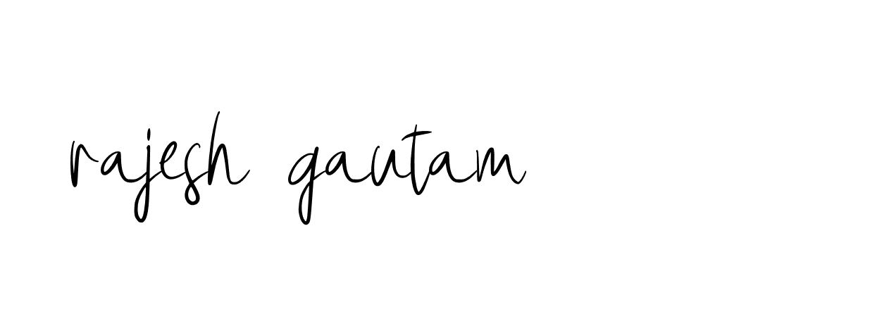 Signature of rajesh-gautam