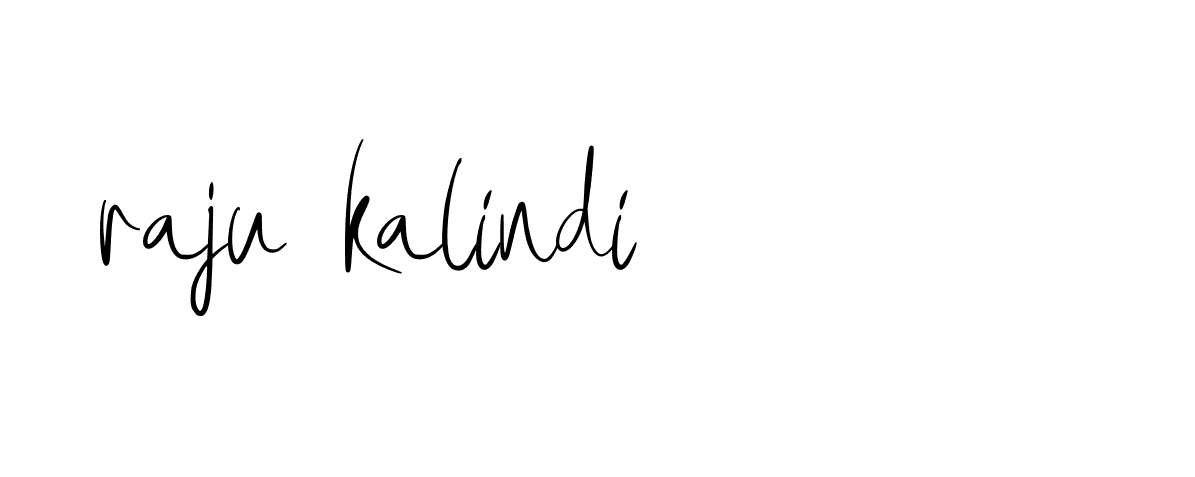 Signature of raju-kalindi-