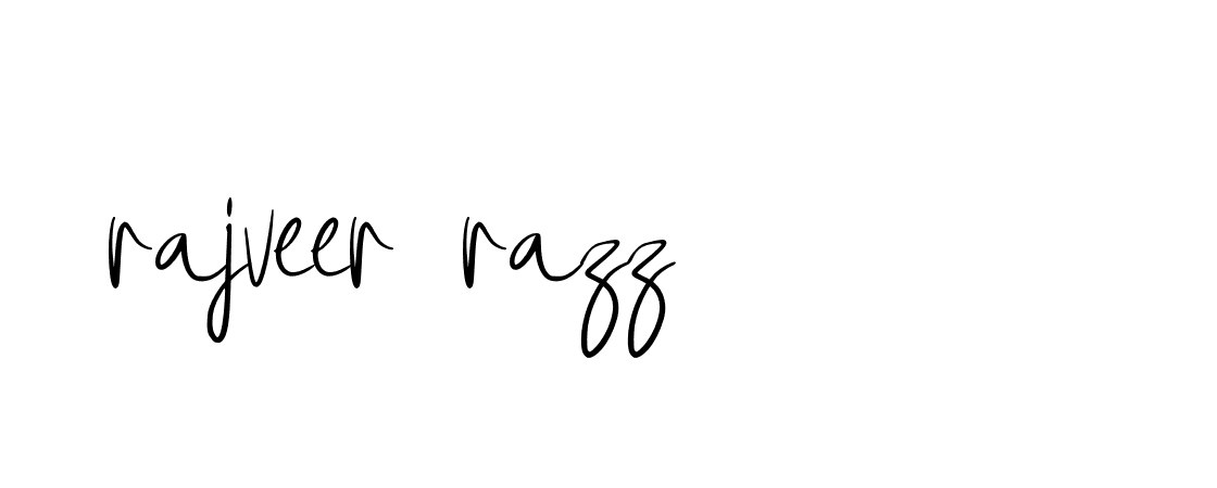 Signature of rajveer-razz