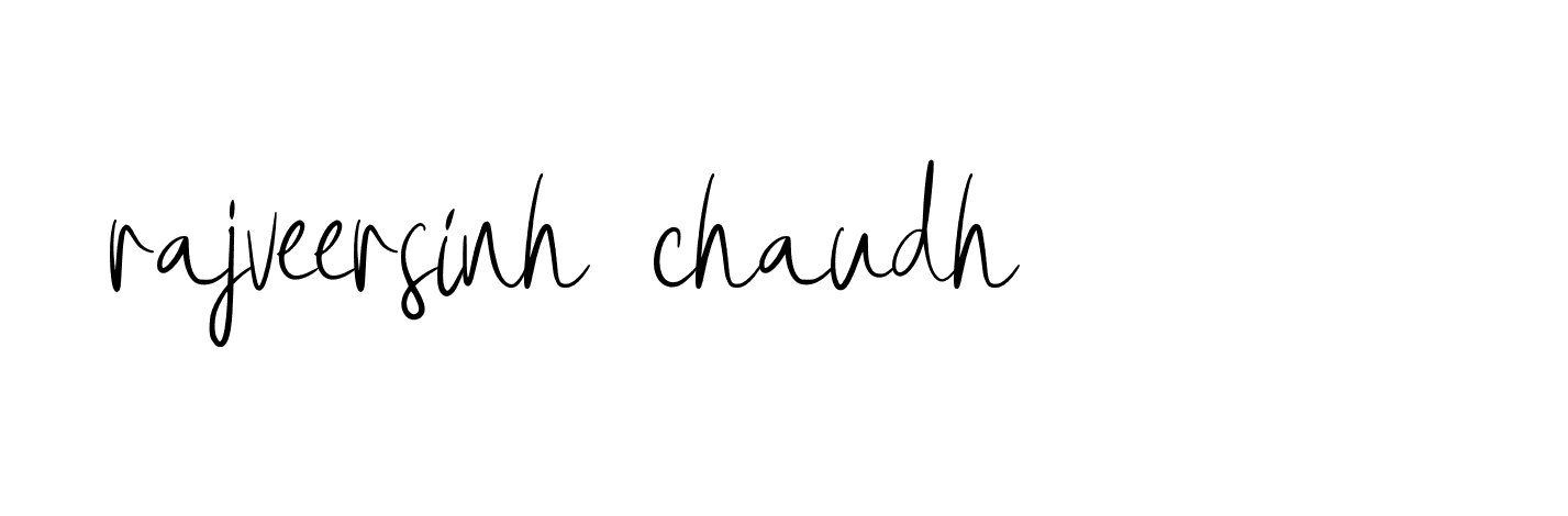 Signature of rajveersinh-chaudh