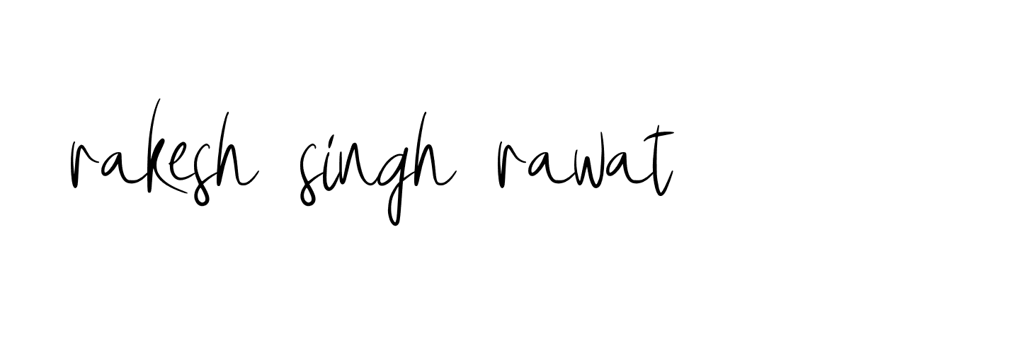 Signature of rakesh-singh-rawat