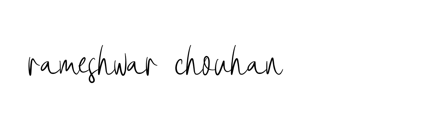 Signature of rameshwar-chouhan