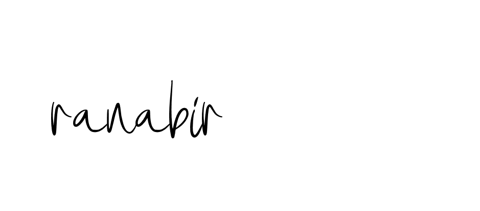 Signature of ranabir