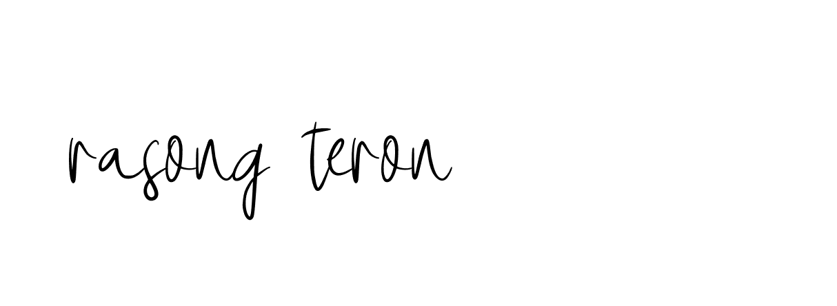 Signature of rasong-teron-