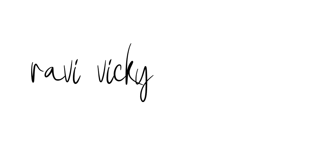 Signature of ravi-vicky