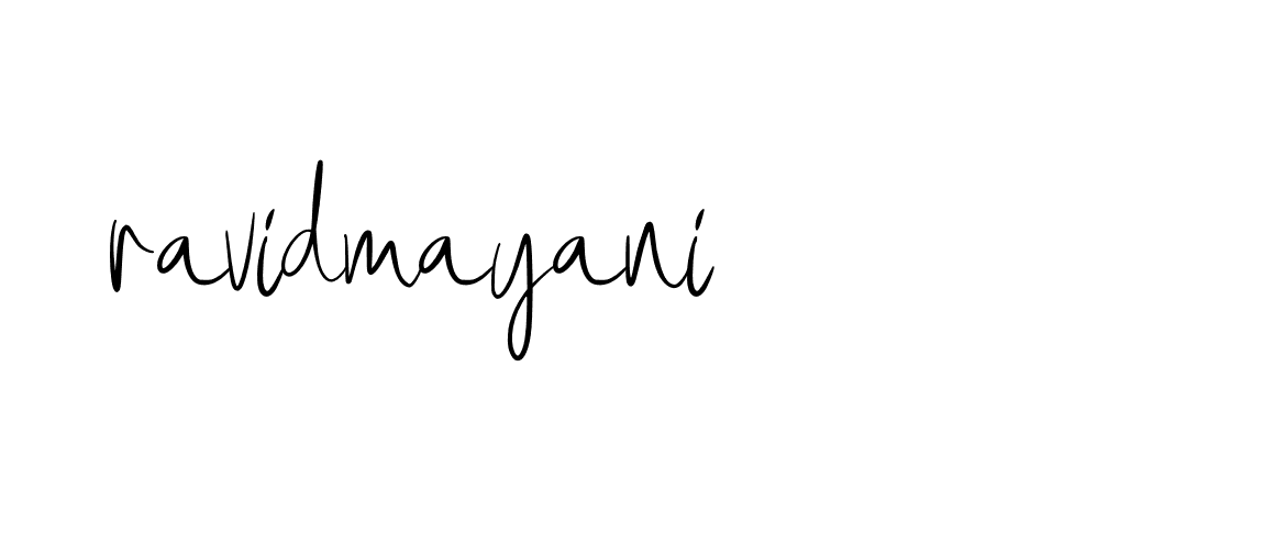 Signature of ravidmayani