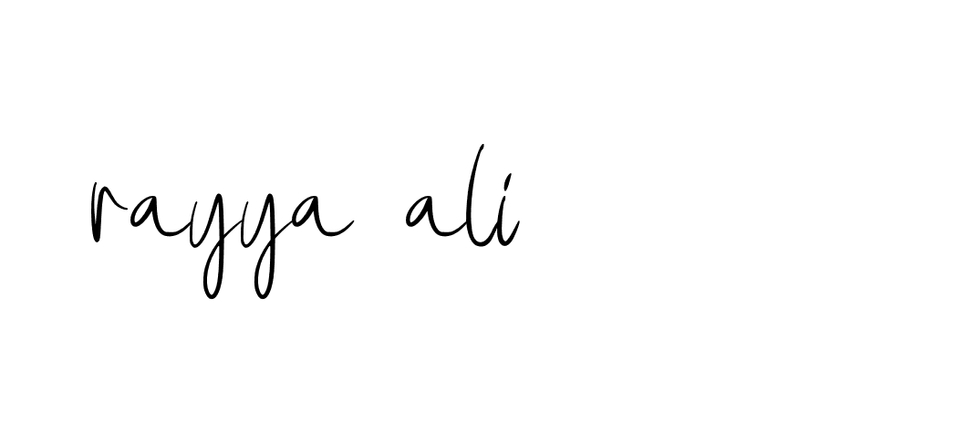 Signature of rayya-ali