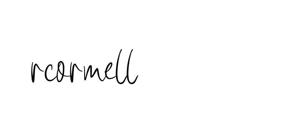 Signature of rcormell