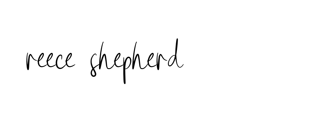 Signature of reece-shepherd