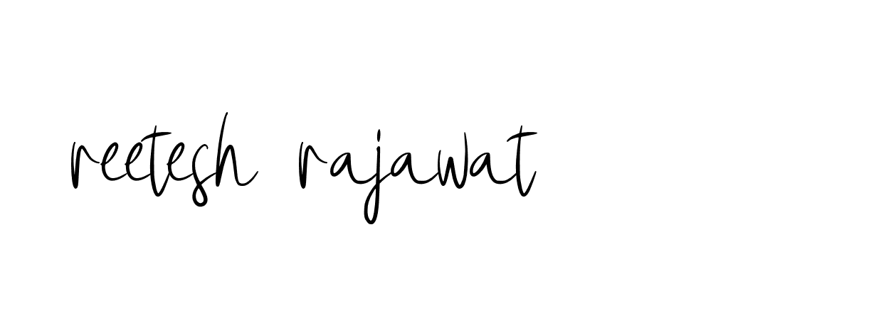 Signature of reetesh-rajawat