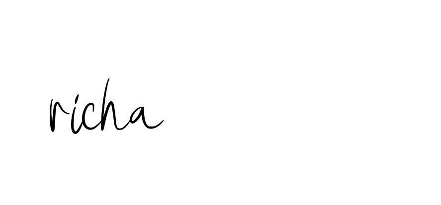 Signature of richa-