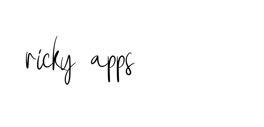 Signature of ricky-apps