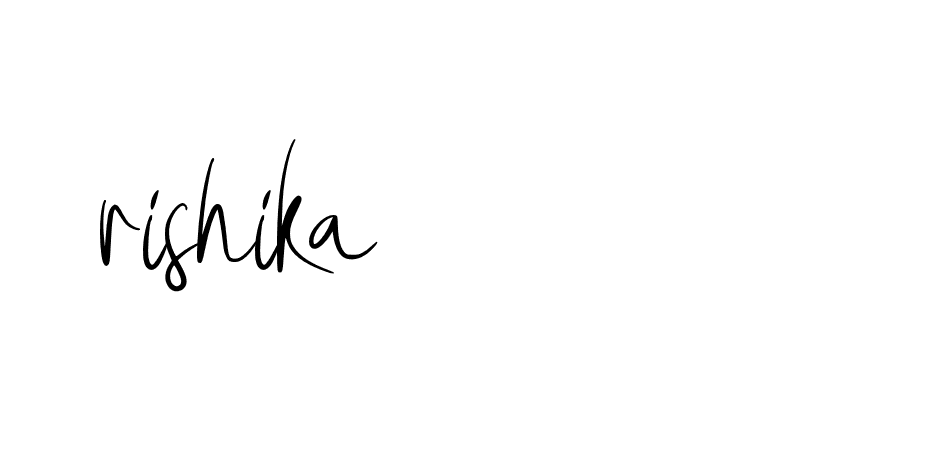 Signature of rishika-