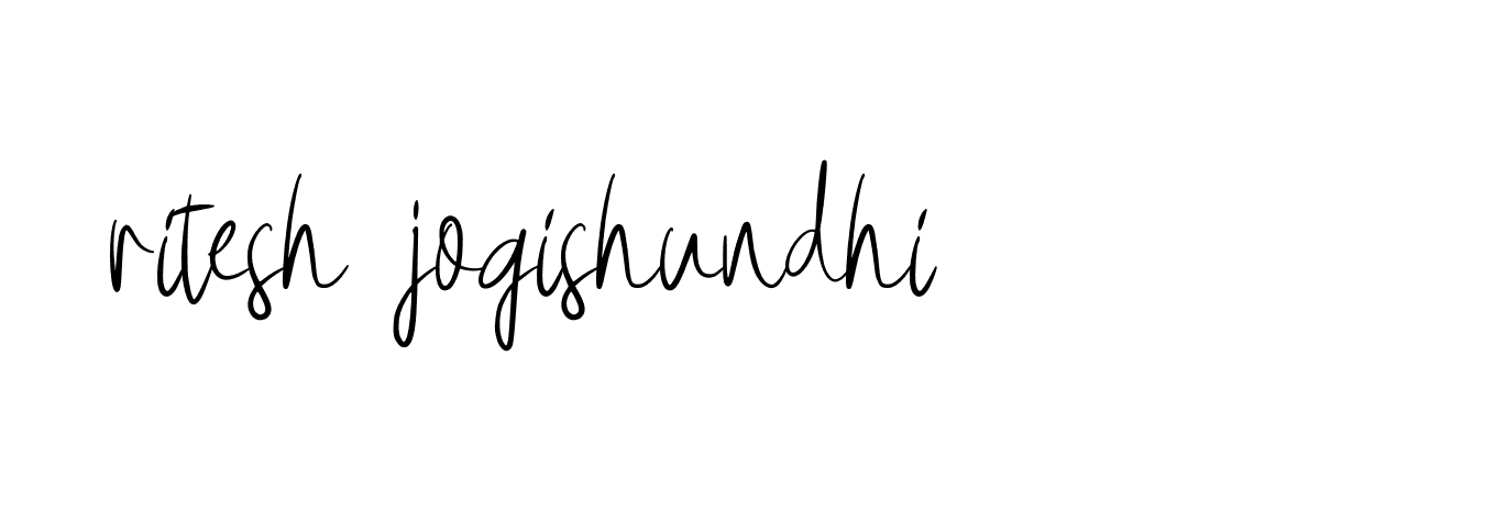 Signature of ritesh-jogishundhi