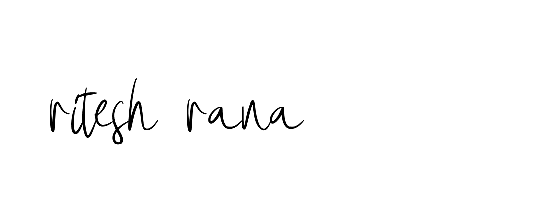 Signature of ritesh-rana