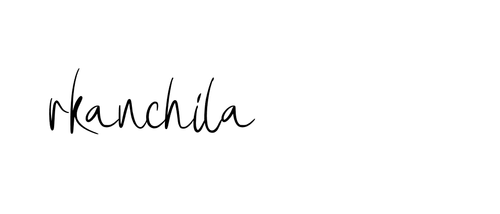 Signature of rkanchila