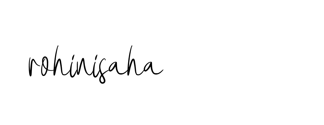 Signature of rohinisaha-