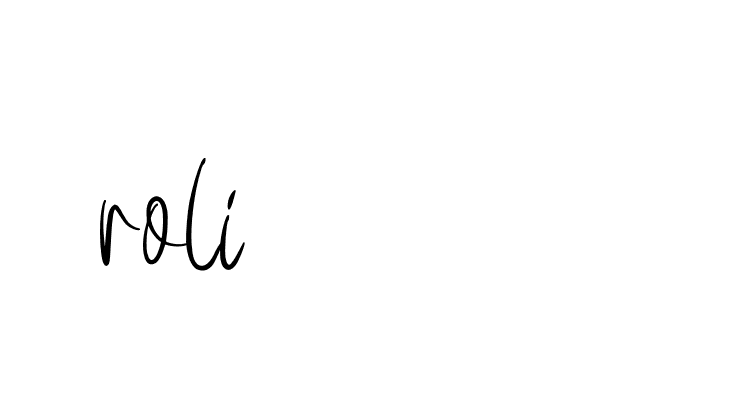 Signature of roli