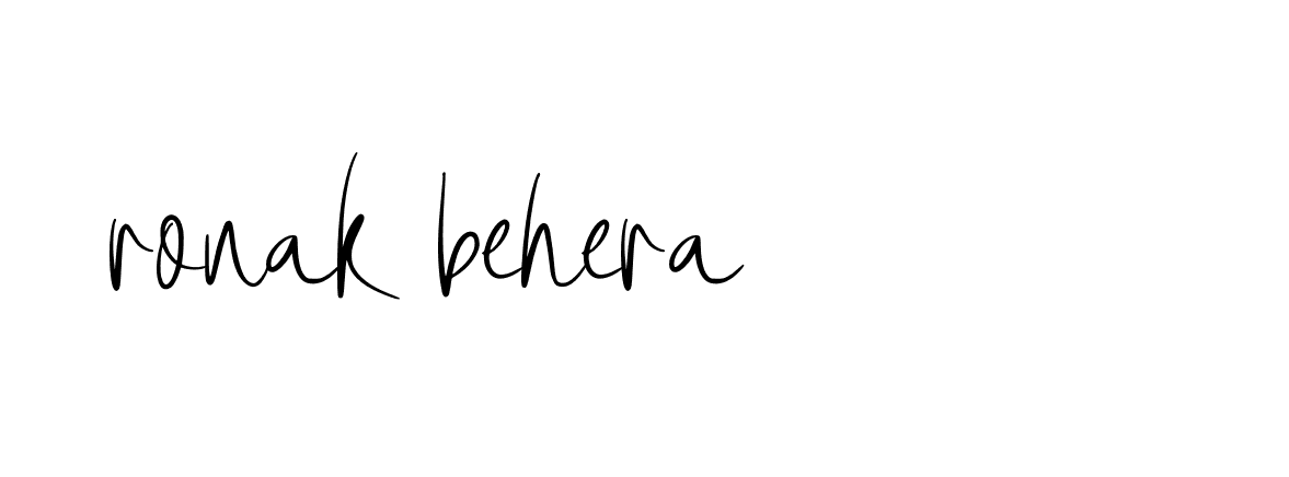 Signature of ronak-behera