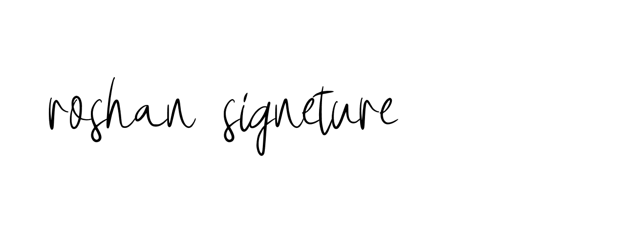 Signature of roshan-signeture