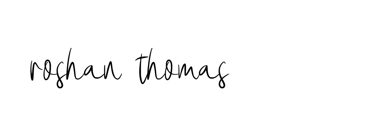 Signature of roshan-thomas