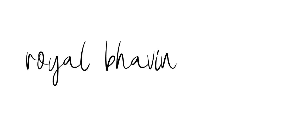 Signature of royal-bhavin