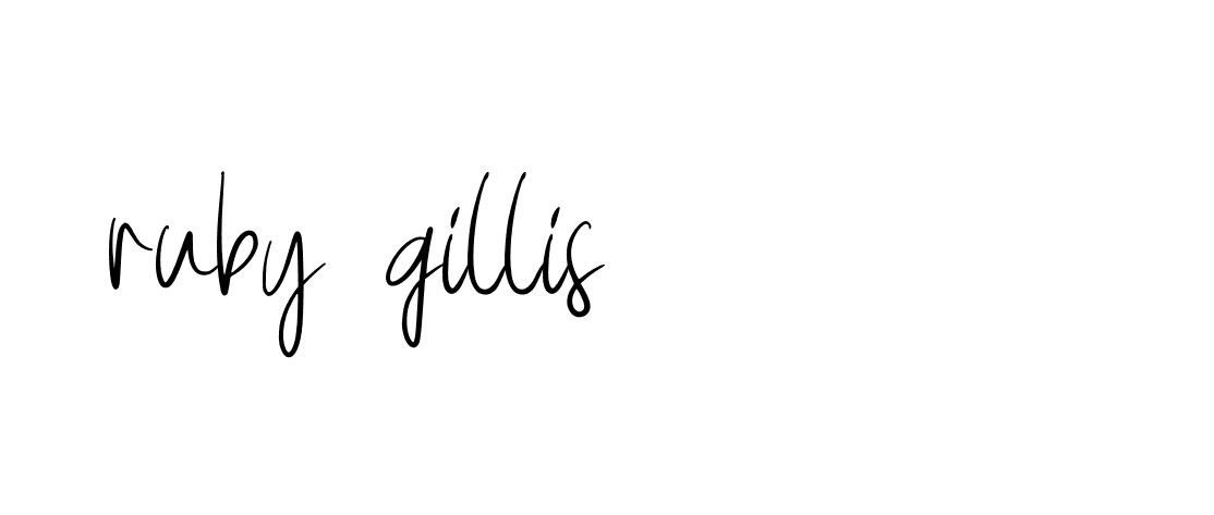 Signature of ruby-gillis-