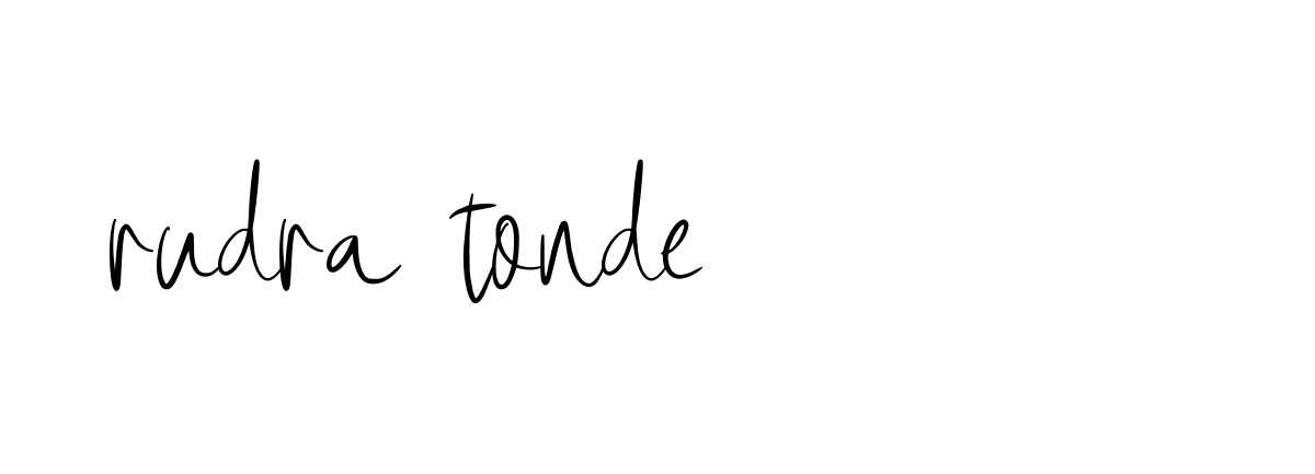 Signature of rudra-tonde-