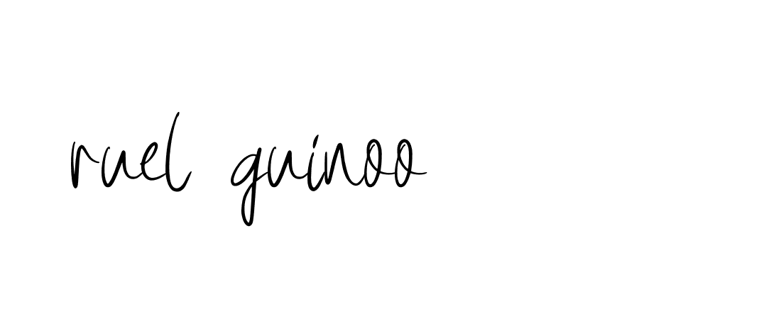 Signature of ruel-guinoo