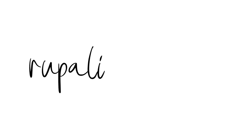 Signature of rupali