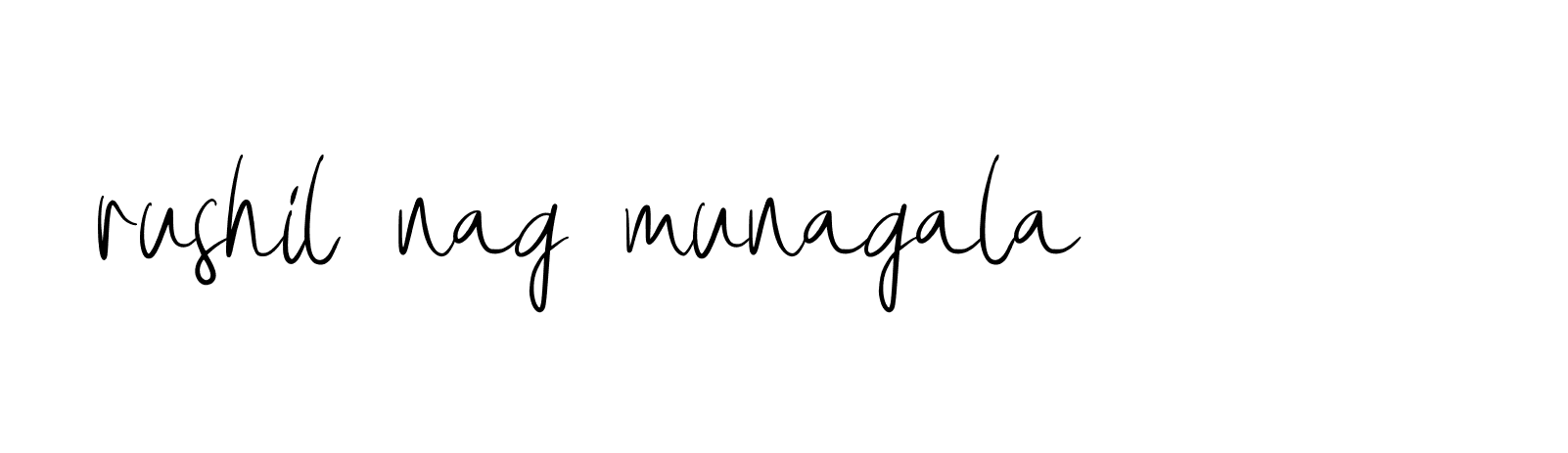 Signature of rushil-nag-munagala