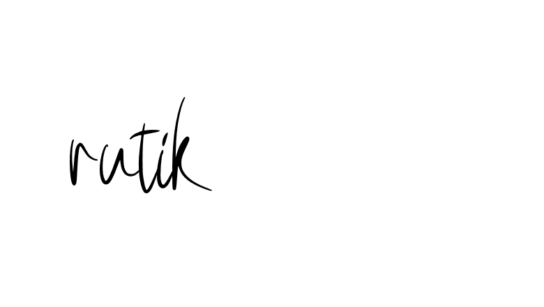 Signature of rutik