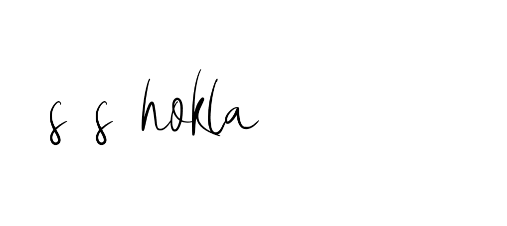 Signature of s-s-hokla