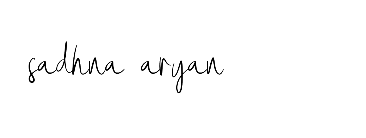 Signature of sadhna-aryan