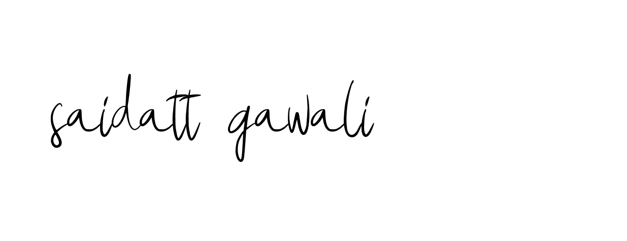 Signature of saidatt-gawali