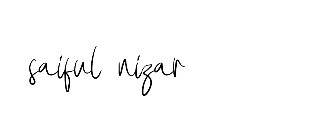 Signature of saiful-nizar